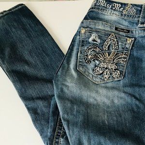 Miss Me Jeans, Women's Jeans, Signature Straight, Sz 28, Light Wear, Casual